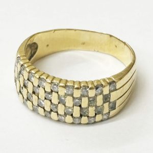 K18 メレダイヤ リング