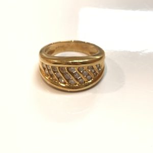 K18 メレダイヤ リング