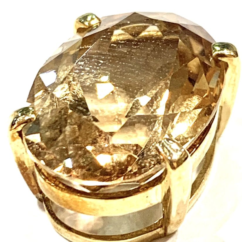 K18 天然ダイヤモンド 0.10ct 18金 750 Auプレート 貴金属トップ全長4mm
