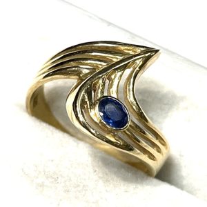 K18 18金 サファイア リング 指輪