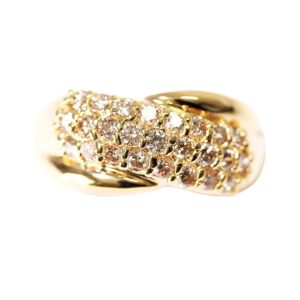 K18 メレダイヤ リング 18金 750