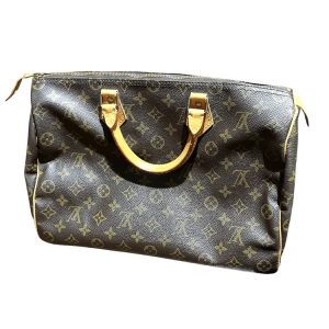 (シミあり,角スレ)Louis Vuitton スピーディ35