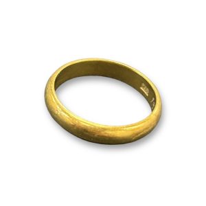 K18 18金 甲丸リング アクセサリー