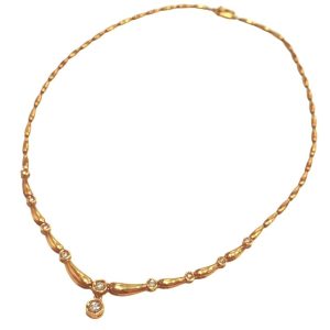 K18 ダイヤモンド ネックレス