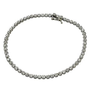 K18WG ブレスレット 2.0ct