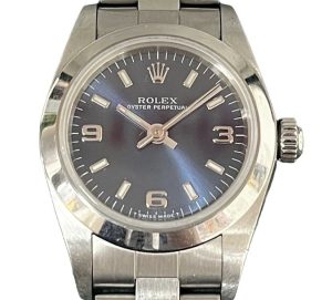 ROLEX ロレックス オイスターパーペチュアル レディ Ref.76080 青文字盤