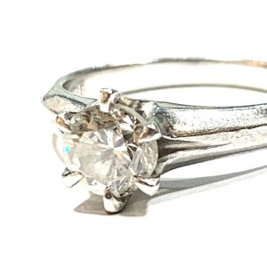 Pt850 リング ダイヤモンド 1.03ct