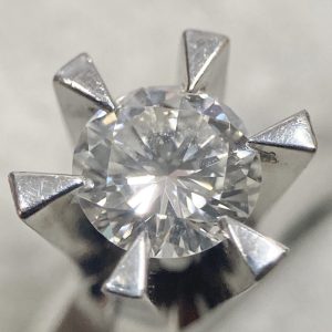 Pt900 0.4ct ダイヤモンド リング