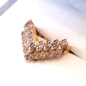 K18 メレダイヤリング