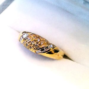 K18 メレダイヤリング