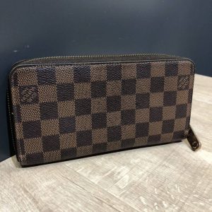 Louis Vuitton ルイヴィトン ダミエ ラウンドジップ 長財布