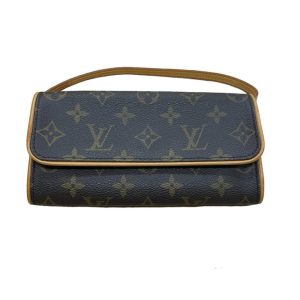 LOUIS VUITTON ルイ ヴィトン モノグラム M51854 ポシェットツインPM