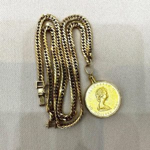 K24 メイプルリーフ金貨 2/1OZ｜川口市東内野