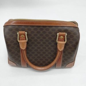 セリーヌ マカダム柄 ボストンバッグ