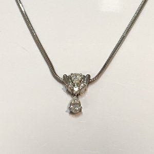 Pt850 ダイヤモンド 1.02ct ネックレス