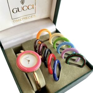 GUCCI　チェンジベゼル　クォーツ　腕時計