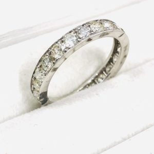 Pt900 1ctダイヤモンド付きリング