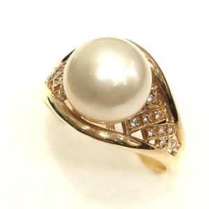 K18 パール リング