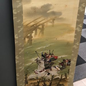 掛軸　騎馬武者
