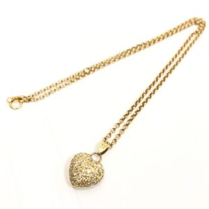 K18 18金 メレダイヤネックレス