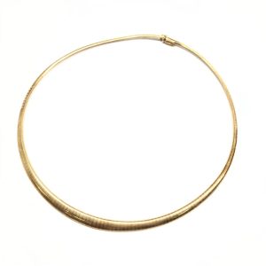 K18 18金　オメガネックレス