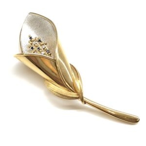 K18 18金 ブローチ