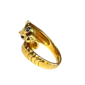 K18 石付きリング