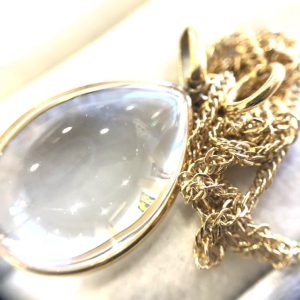 K18 水晶 ネックレス