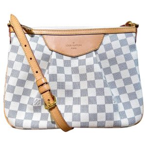(シミ有) Louis Vuitton(ルイ ヴィトン) ダミエ・アズール シラク―サPM