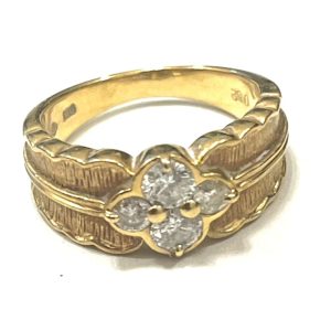 K18 ダイヤ0.52ct リング