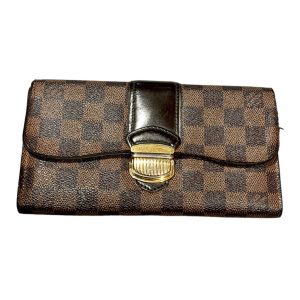 ルイヴィトン　ダミエエベヌ　ポルトフォイユ・システィナ　長財布