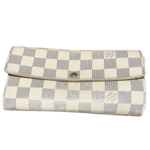 ルイヴィトン 財布 ダミエアズール ポルトフォイユサラ