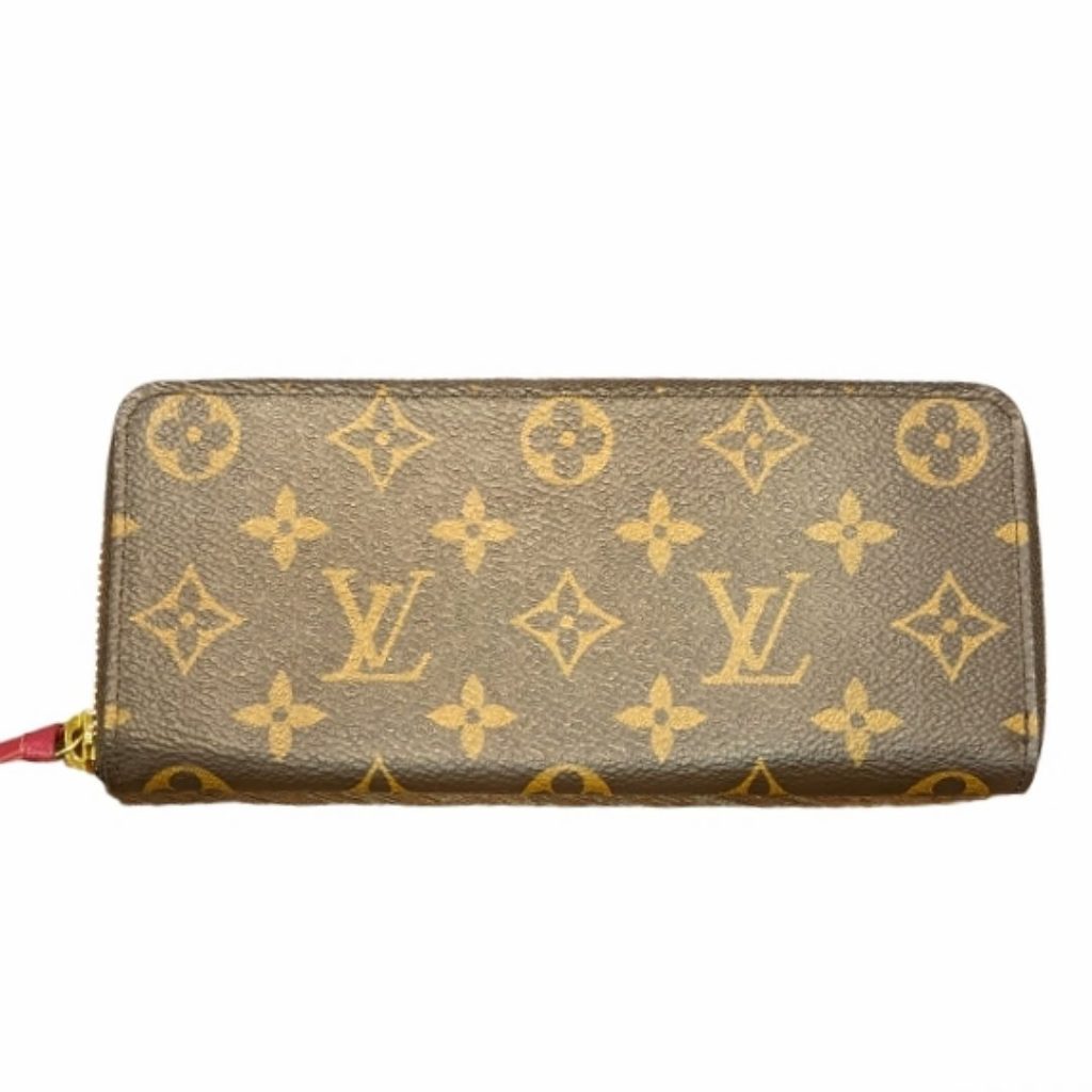 LOUIS VUITTON ポルトフォイユ クレマンス モノグラム フューシャ 
