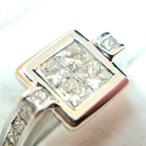 Pt900 リング ダイヤモンド 1ct