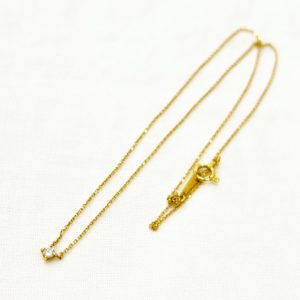 K18 メレダイヤネックレス