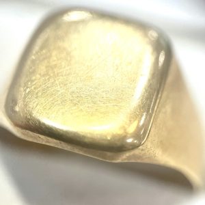 K18 18金 印台リング
