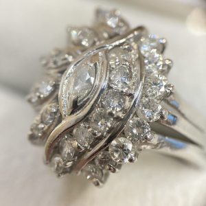 Pt900 メレダイヤ リング プラチナ900