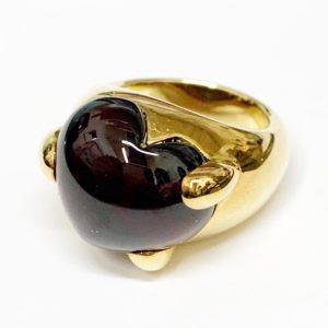Pomellato ポメラート K18 グリフハート リング ガーネット アクセサリー