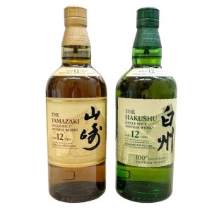 SUNTORY サントリー 山崎12年 白州12年 シングルモルト ウイスキー お酒