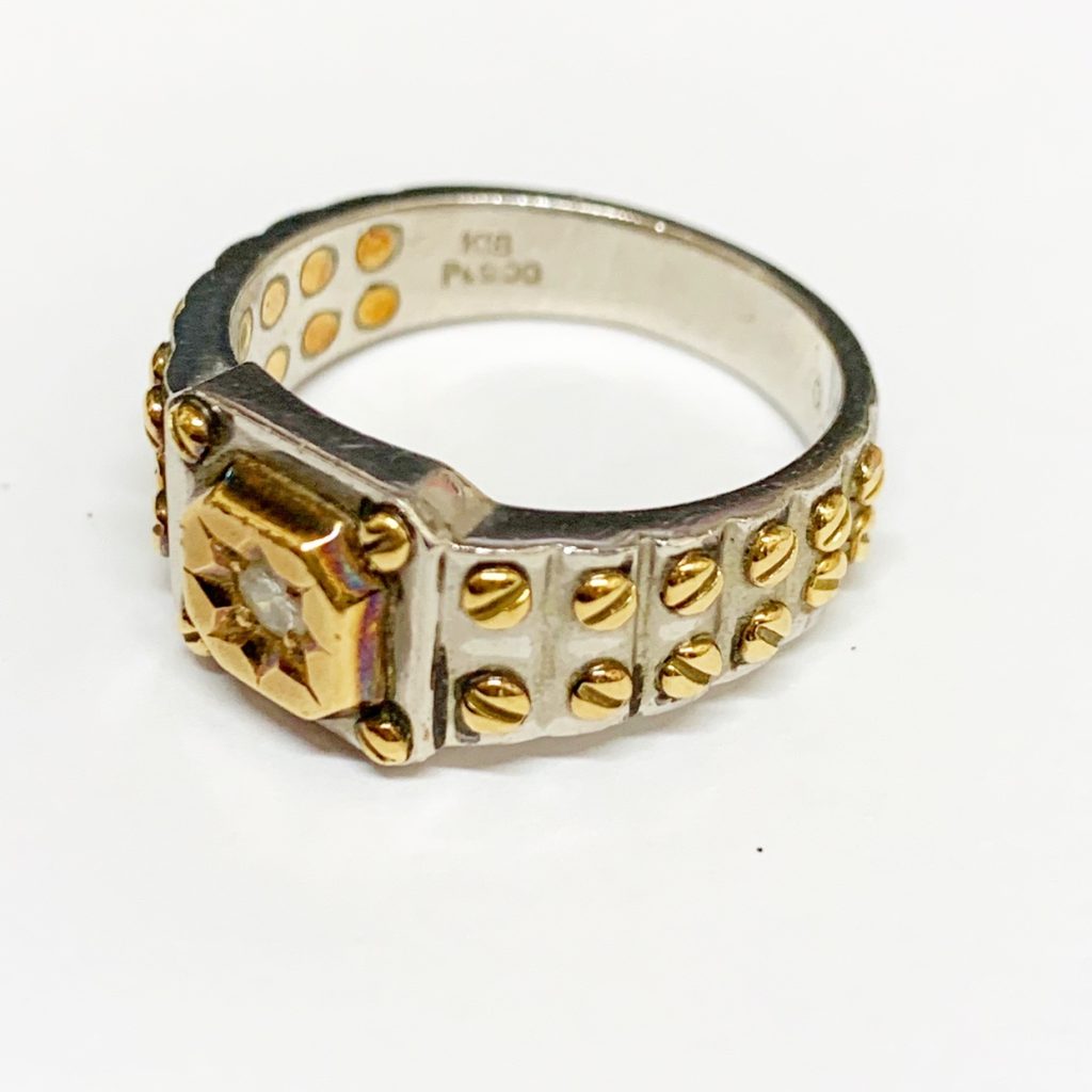 K18 Pt900 ダイヤモンド リング アクセサリー 指輪