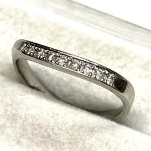 Pt850 メレダイヤモンド付き プラチナリング