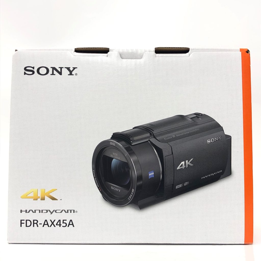 新品未開封】SONYデジタル4Kビデオカメラレコーダ FDR-AX45A(B) | 150 ...