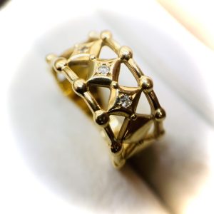 K18 18金 ダイヤモンド リング