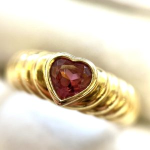 K18 ガーネットリング