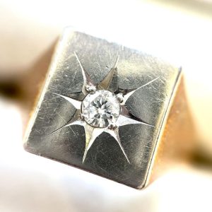 K18 Pt850 ダイヤモンドリング