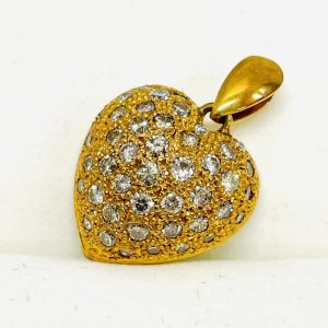 K18 ダイヤモンド0.69ct付き トップ