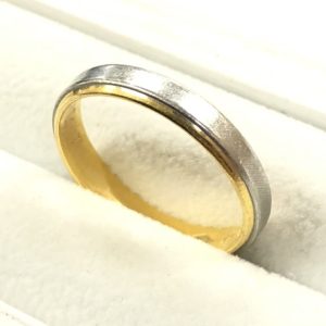 18金 K18 プラチナ リング