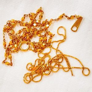 (切れ) K18(18金) ネックレスチェーン