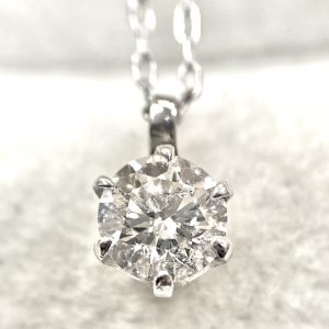 Pt850 ダイヤモンド ネックレス