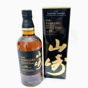(箱潰れ) サントリーウィスキー 山崎18年